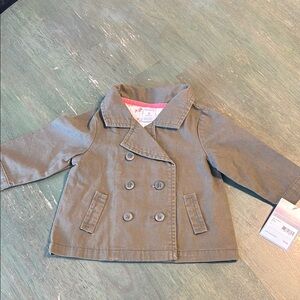 Carters Double-Breasted Tan Jacket